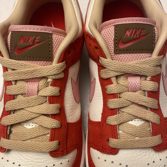 NIKE Women’s Dunk Low Premium “ Bacon” FB7910-600 Leather Sneakers Size 6.5 - Picture 11 of 11